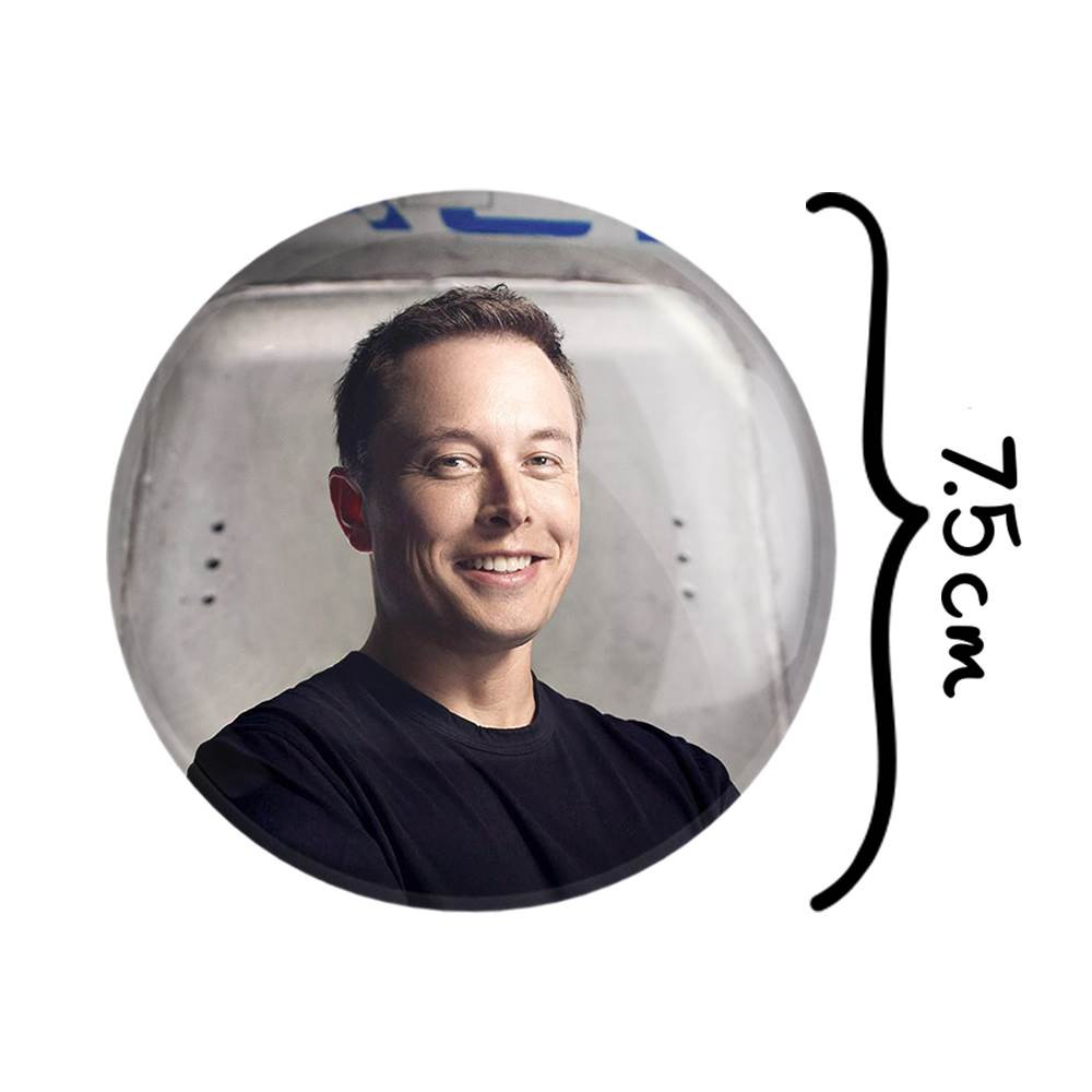 آینه جیبی خندالو مدل ایلان ماسک Elon Musk کد 10921 آینه جیبی خندالو مدل ایلان ماسک Elon Musk کد 10921
