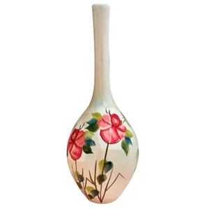 گلدان سرامیکی مدل سالنگ طرح گل کد gs1