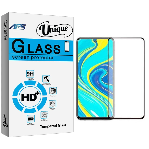 محافظ صفحه نمایش ای اف اس مدل Unique Glass مناسب برای گوشی موبایل شیائومی Redmi Note 9S