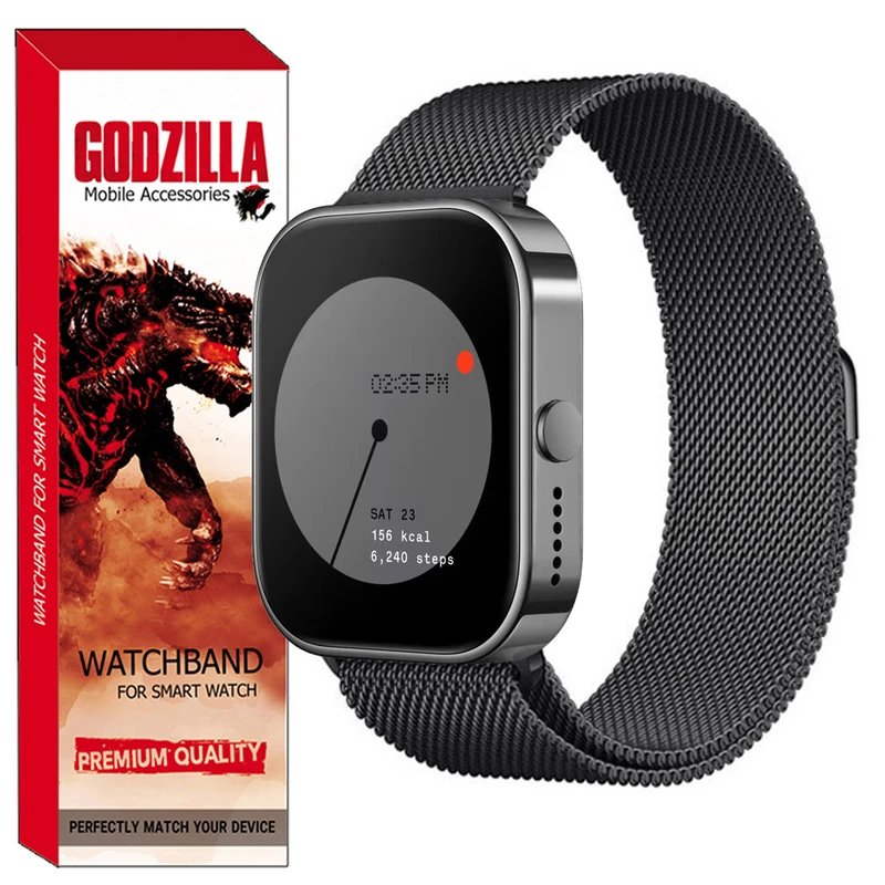 بند گودزیلا مدل Milanese مناسب برای ساعت هوشمند ناتینگ CMF Watch Pro