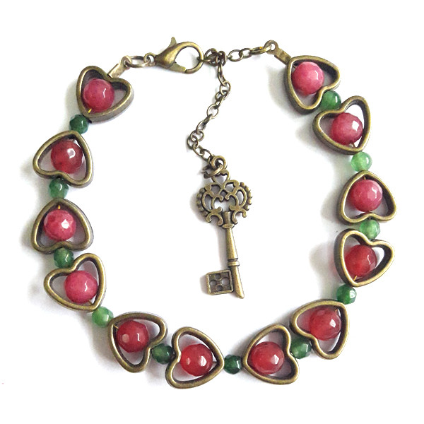 نیم ست زنانه مدل سنگ جید