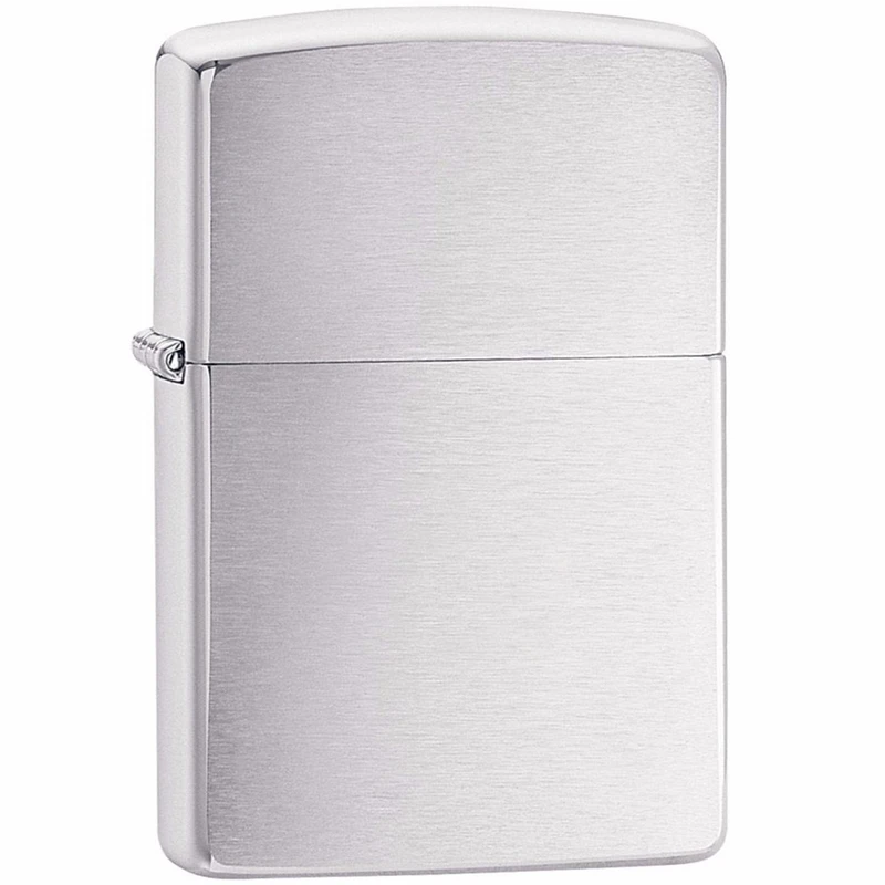 فندک زیپو مدل Reg Satin Chrome کد 205