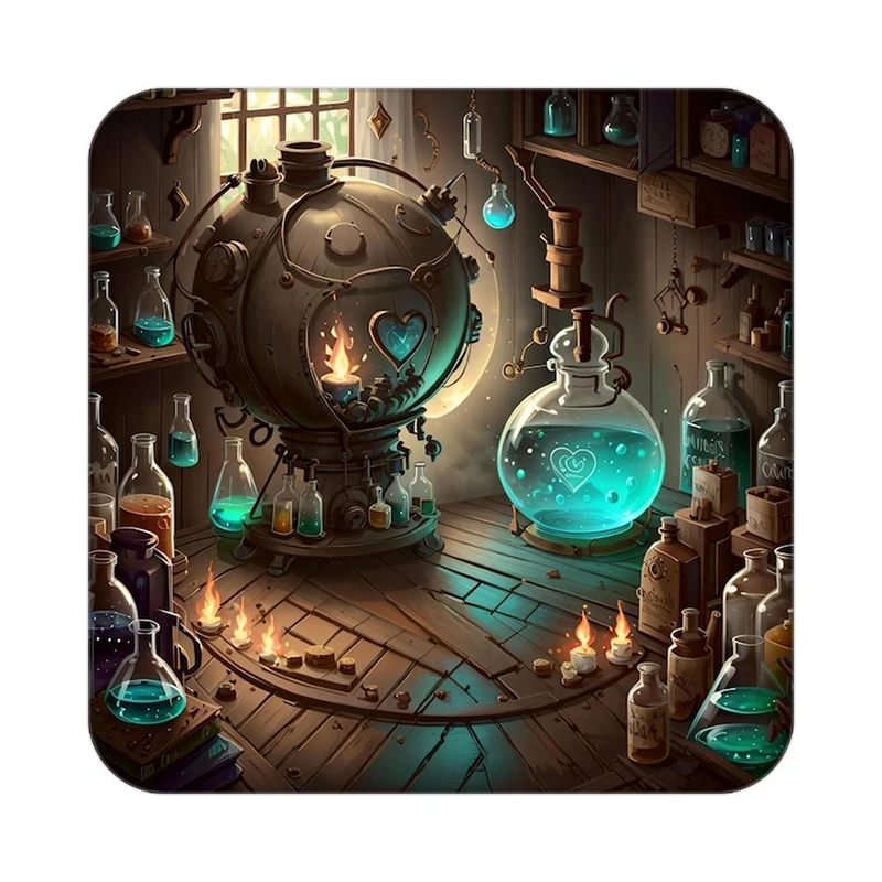 زیر لیوانی کاکتی طرح هری پاتر Harry Potter مدل mp41246