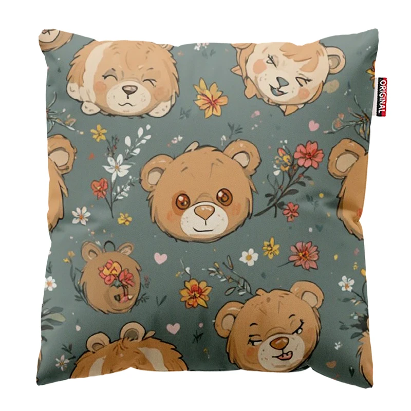 کوسن پاد آفرین طرح کارتونی بچگانه کد 4630 سایز 40*40 سانتی متر