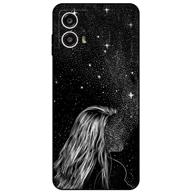 کاور مگافون طرح دخترانه مدل 8264 مناسب برای گوشی موبایل موتورولا Moto G13 / G23