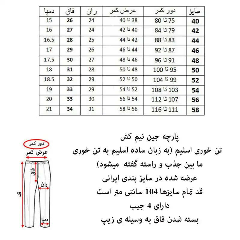 شلوار جین مردانه دیان مدل اسلیم فیت زاپ دار رنگ سرمه ای