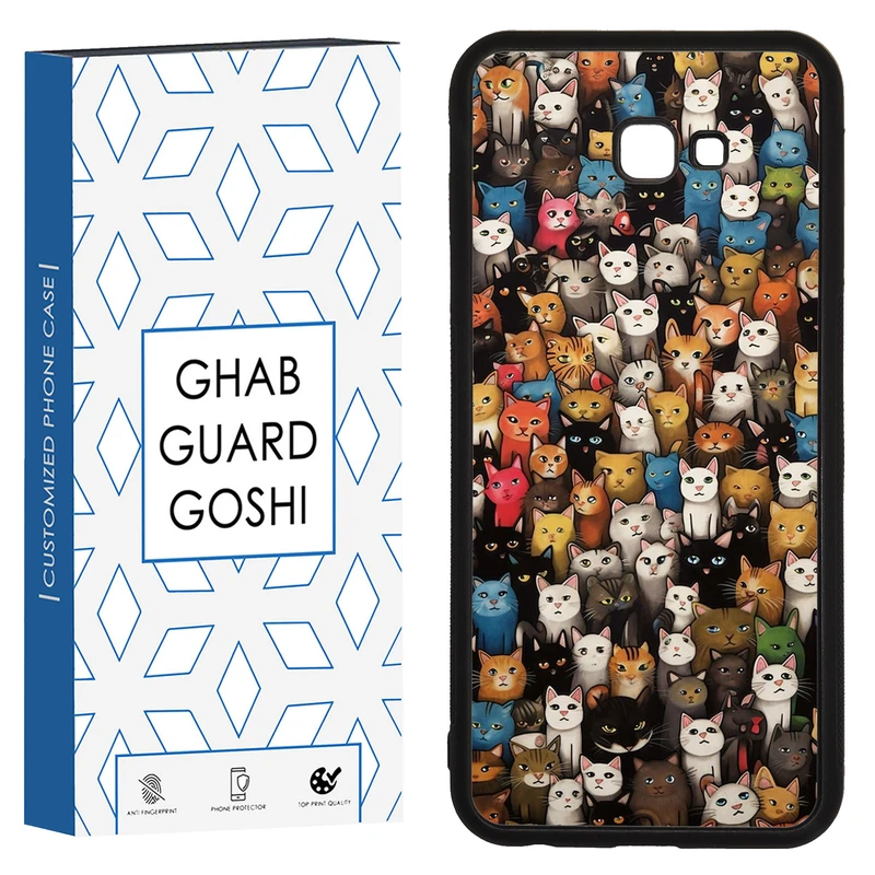 کاور قاب گارد گوشی طرح گربه کد TPU-293 مناسب برای گوشی موبایل سامسونگ Galaxy J4 plus / J4 core