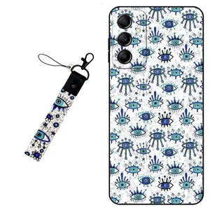 Megafone Devil eye 6464 Cover For Samsung Galaxy A14 With Wrist strap