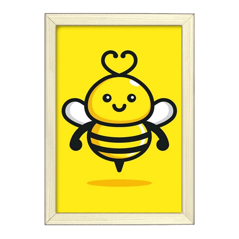 تابلو خندالو طرح حیوانات بامزه زنبور کد 28203