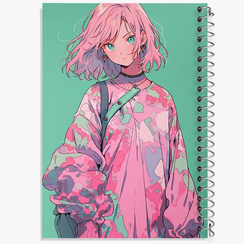 دفتر نقاشی 50 برگ خندالو طرح دخترانه کد F619