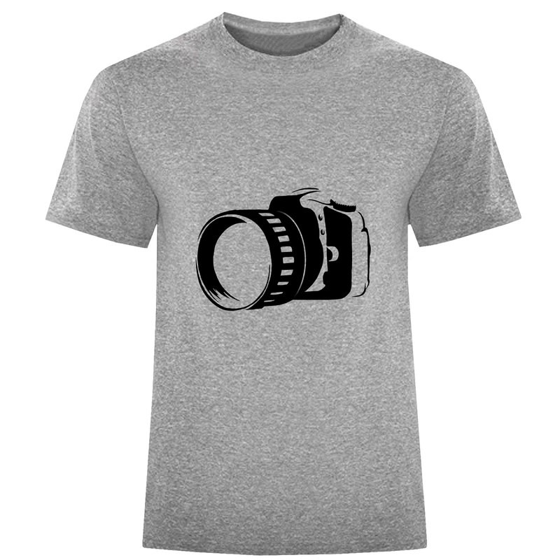 تی شرت آستین کوتاه مردانه مدل دوربین عکاسی D1493