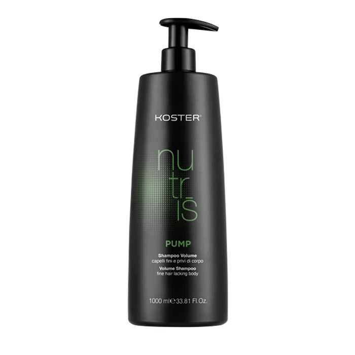 شامپو حجم دهنده مو کاستر مدل Nutris Pump مناسب برای موهای کم حجم و نازک حجم 1000 میلی لیتر