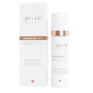 کرم ترمیم‌کننده صورت و گردن و بدن آنانه مدل اکویلیبریوم لایت  مناسب برای پوست خشک و حساس حجم 50 میلی‌لیتر