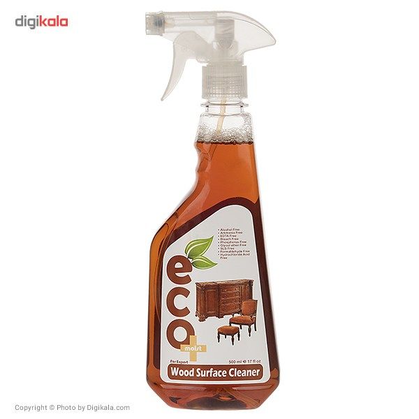 اسپری چند منظوره ایکو مویست مدل Wood Surface Cleaner حجم 500 میلی لیتر