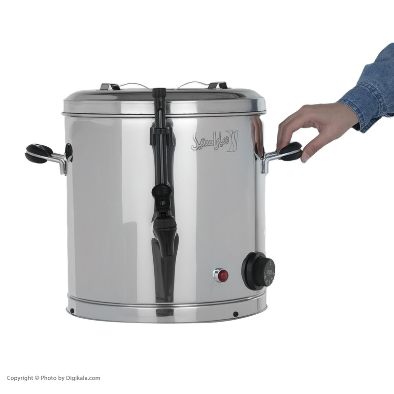 سماور برقی دنیای استیل مدل ۱۵ ba گنجایش ۱۱ لیتر