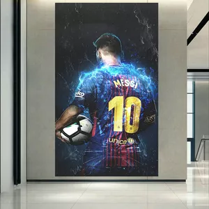 پوستر مدل بک لایت طرح فوتبال مسی