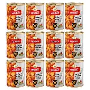 کنسرو لوبیا میکس پرو - 370 گرم بسته 12 عددی