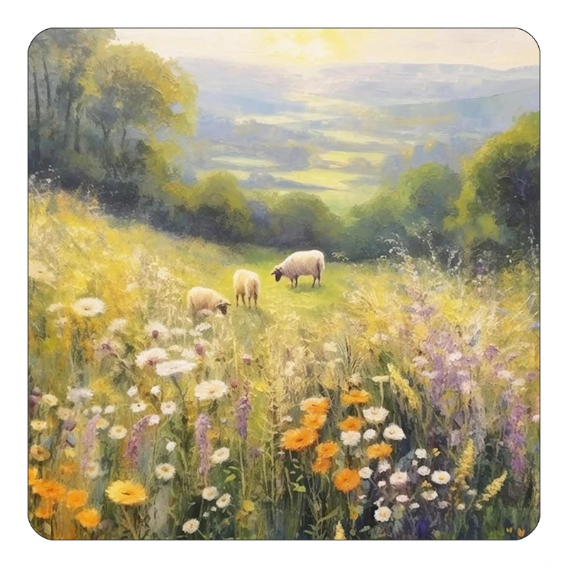 مگنت کاکتی طرح نقاشی رنگ روغن مدل mp73768