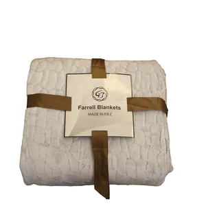 پتو مسافرتی فارل طرح سنگی سایز 230x210 سانتی متر