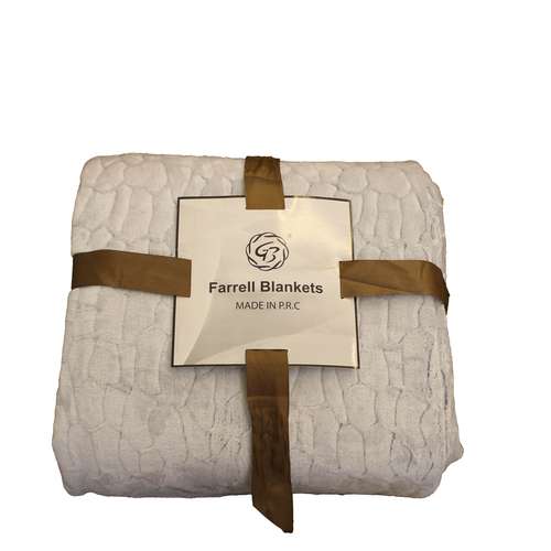 پتو مسافرتی فارل طرح سنگی سایز 230x210 سانتی متر