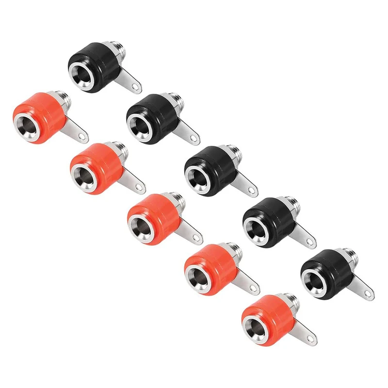 فیش مادگی منبع تغذیه مدل 4mm بسته 10 عددی