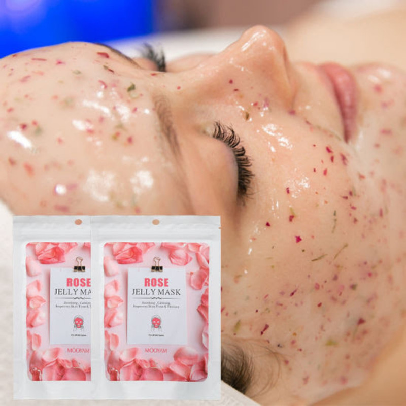 ماسک صورت مویام مدل هیدروژلی رز وزن 300 گرم