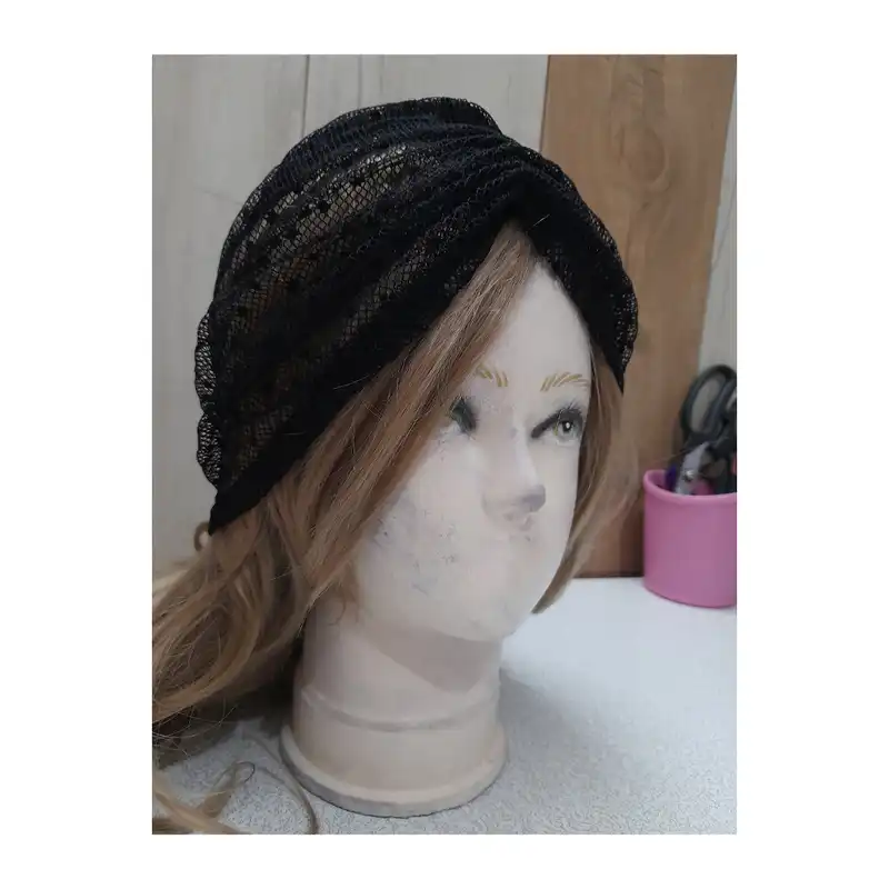 توربان زنانه مدل خالدار 55