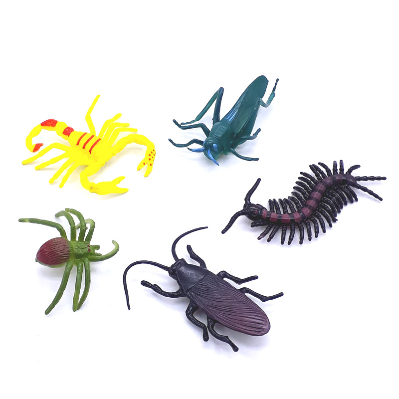 ابزار شوخی دنیای سرگرمی های کمیاب مدل حشرات موذی کد DSK-A528 مجموعه 5 عددی