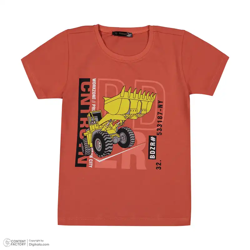 ست تی شرت و شلوارک پسرانه اوزکان مدل 4318463