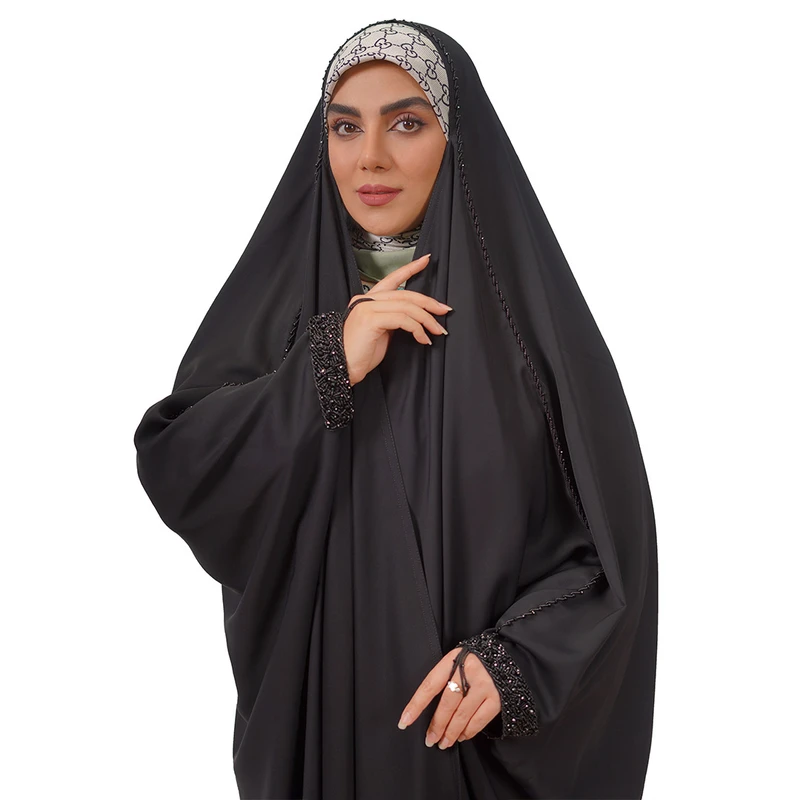 عکس شماره 3 : چادر عبایی مدل المیرا پلاس