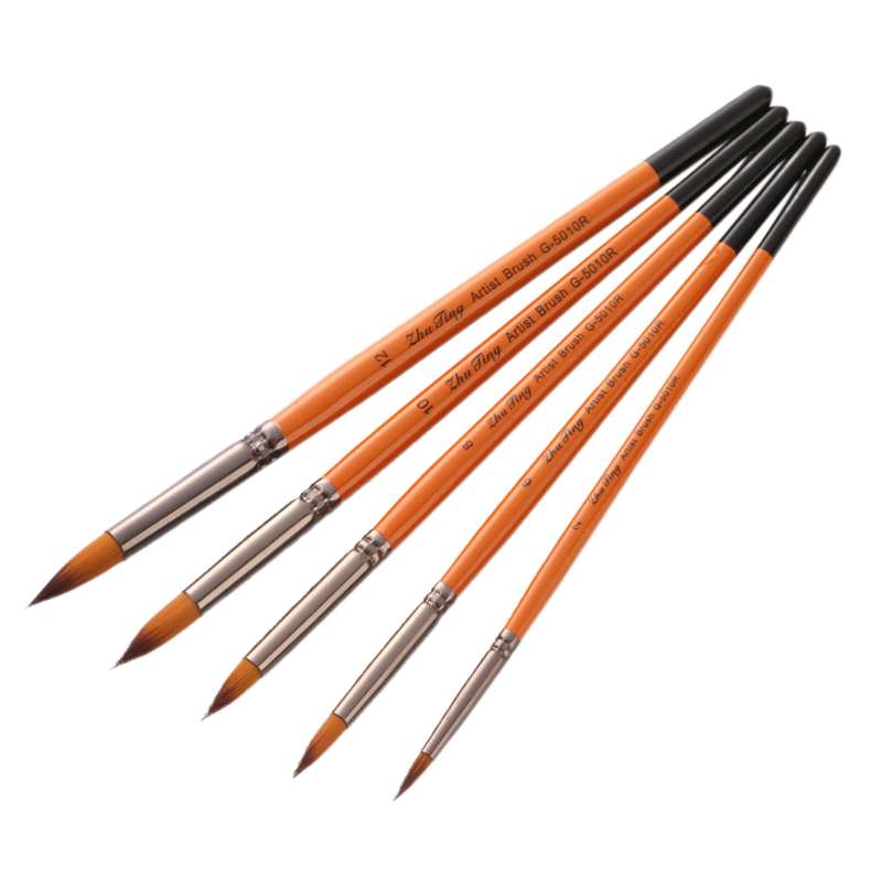 قلم مو گرد ژوتینگ مدل G-5010R مجموعه 5 عددی