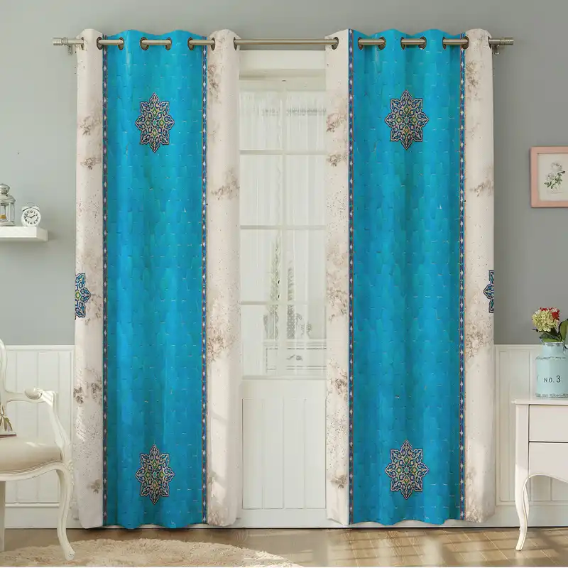 پرده نیروانا طرح مدرن مدل مخمل کد 8938 سایز 140×280 سانتی متر