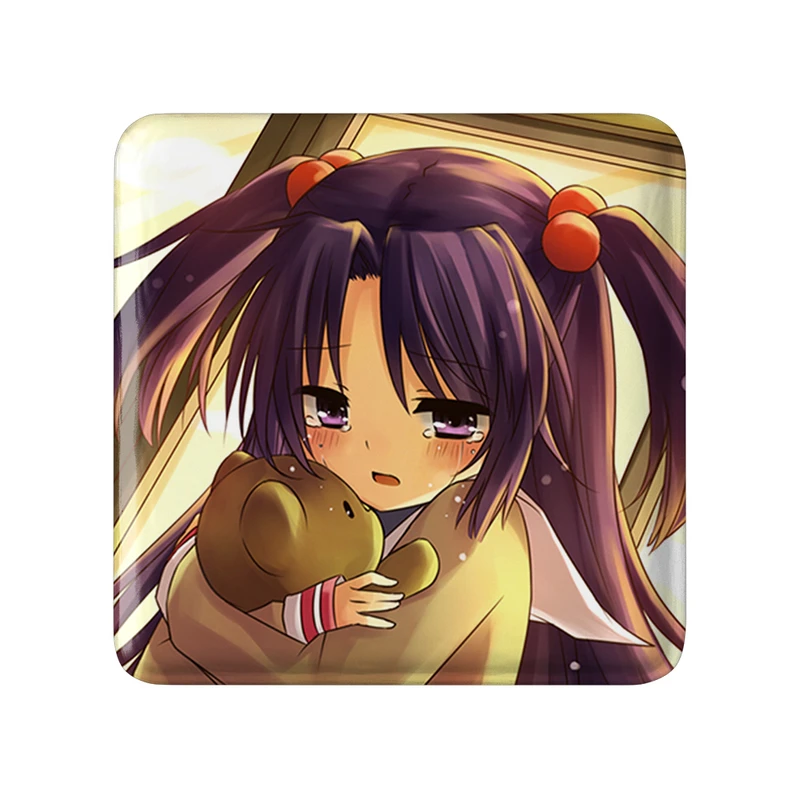 مگنت خندالو طرح کوتومی انیمه کلاناد Clannad  مدل مربعی کد 22399