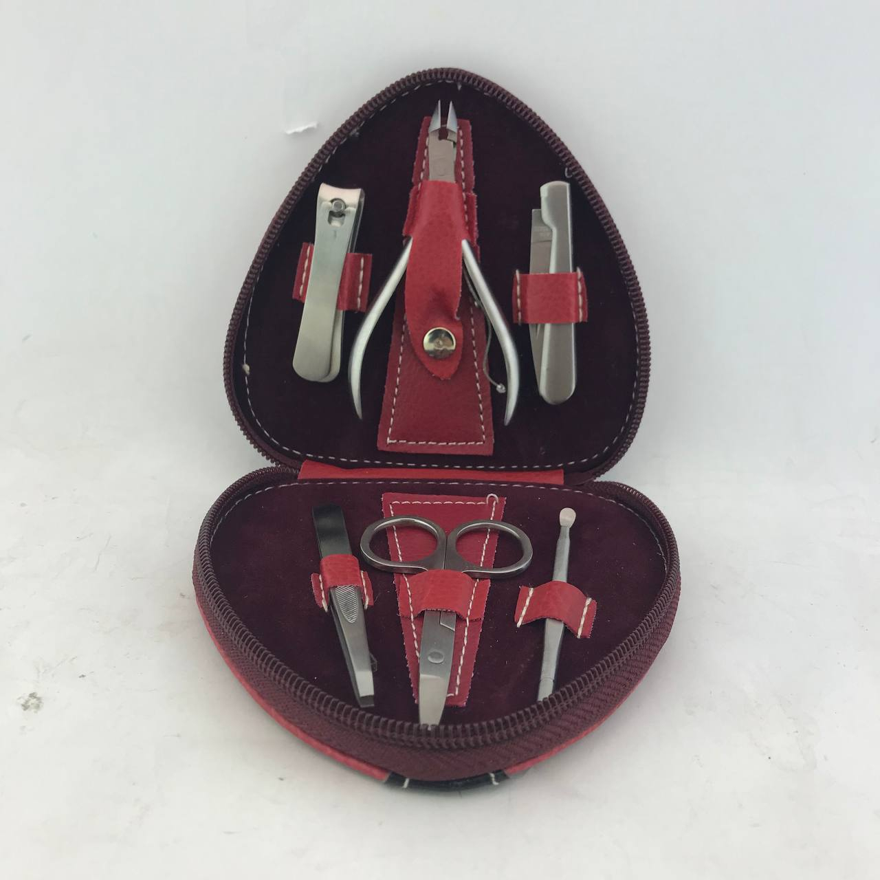 ست مانیکور و پدیکور مدل قلبی مجموعه 6 عددی