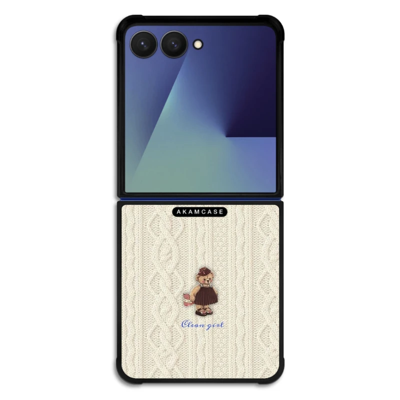 کاور آکام مدل AMC-WSGZFLIP7-TRICOT-19 مناسب برای گوشی موبایل سامسونگ Galaxy Z Flip 7
