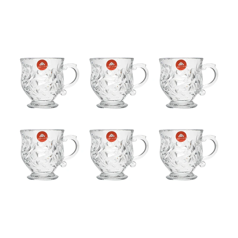 فنجان ساکورا مدل رزانا کد SK14100400W بسته 6 عددی	