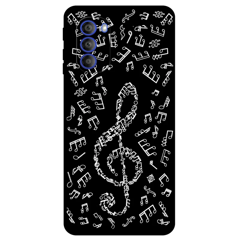 کاور مگافون طرح نوت موسیقی مدل 1370 مناسب برای گوشی موبایل موتورولا Moto G51 5G
