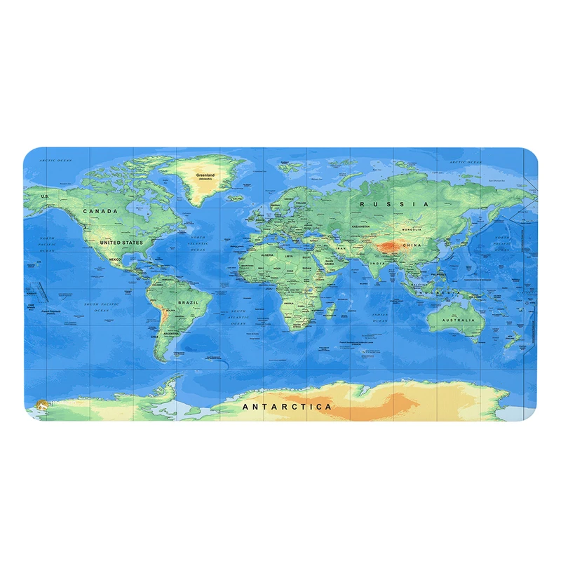 ماوس پد هومرو مدل MX2208 طرح نقشه جهان