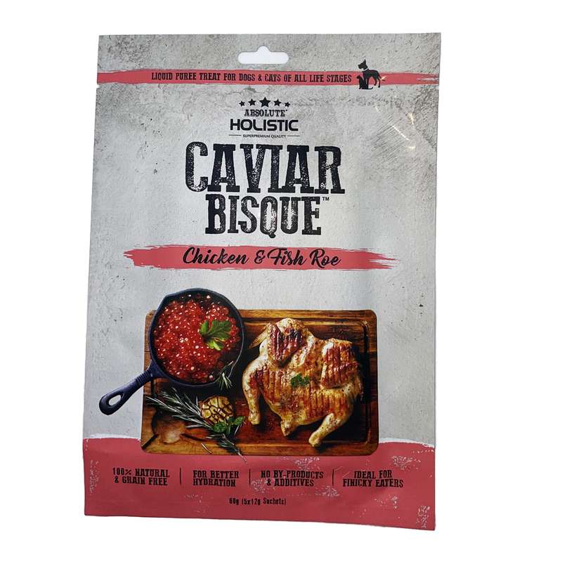 سس غذای گربه و سگ مدل Holistic Caviar & Chicken  وزن 60 گرم بسته 5 عددی