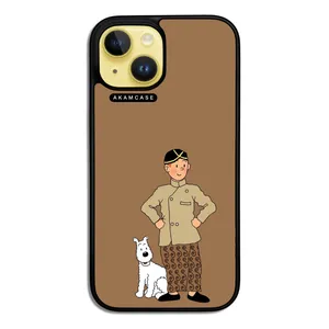 AKAM AMC-WA15-TINTIN-23 Cover For Apple iPhone 15