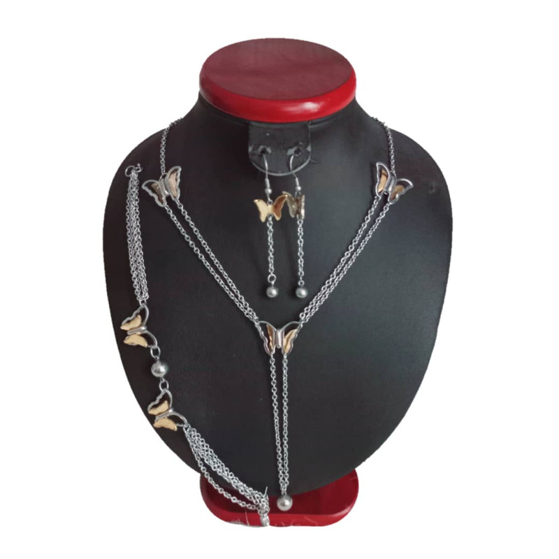 نیم ست زنانه مدل پروانه کد P2400