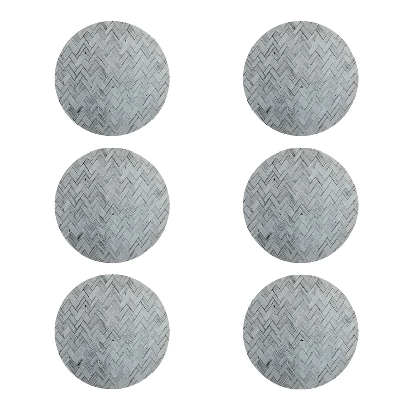 زیر لیوانی طرح حصیر کد 8061 بسته 6 عددی