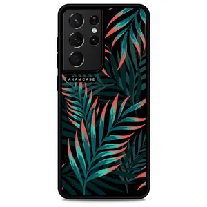 AKAM AMC-WSGS21U-LEAVES-25 Cover For Samsung Galaxy S21 Ultra