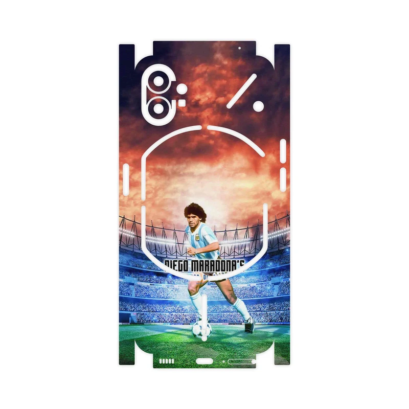 برچسب پوششی ماهوت مدل Diego Maradona-FullSkin مناسب برای گوشی موبایل ناتینگ Phone 1