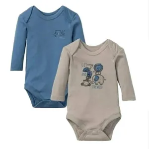 بادی آستین بلند نوزادی لوپیلو مدل 9837 مجموعه دو عددی