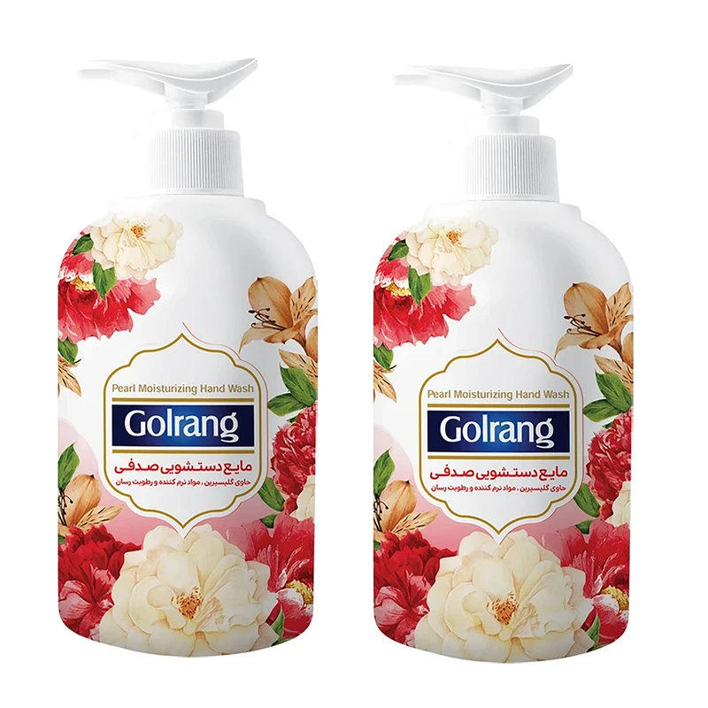 مایع دستشویی گلرنگ مدل R2 وزن 500 گرم مجموعه 2 عددی