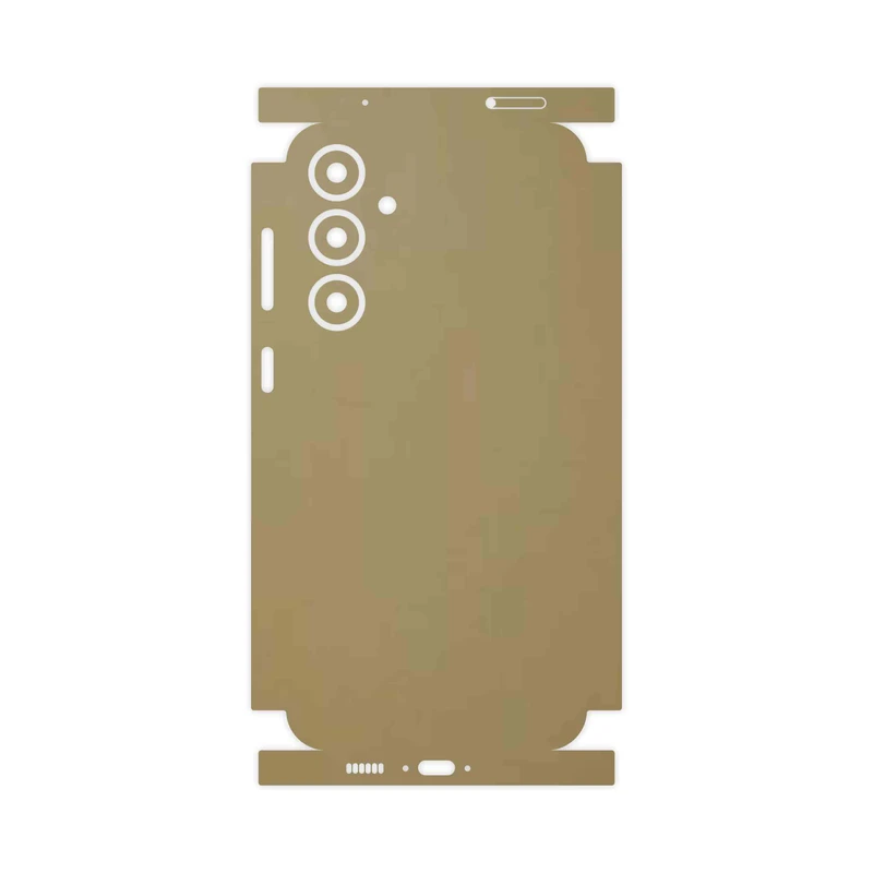 برچسب پوششی ماهوت مدل Matte-Gold-FullSkin مناسب برای گوشی موبایل سامسونگ Galaxy S23 FE