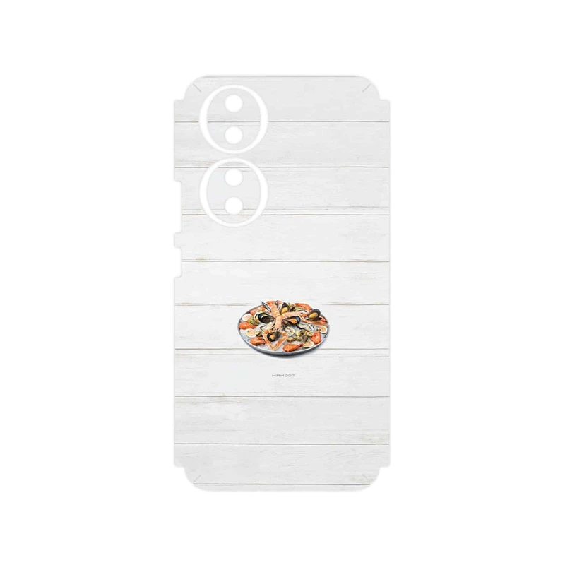 برچسب پوششی ماهوت مدل Seafood مناسب برای گوشی موبایل آنر 90