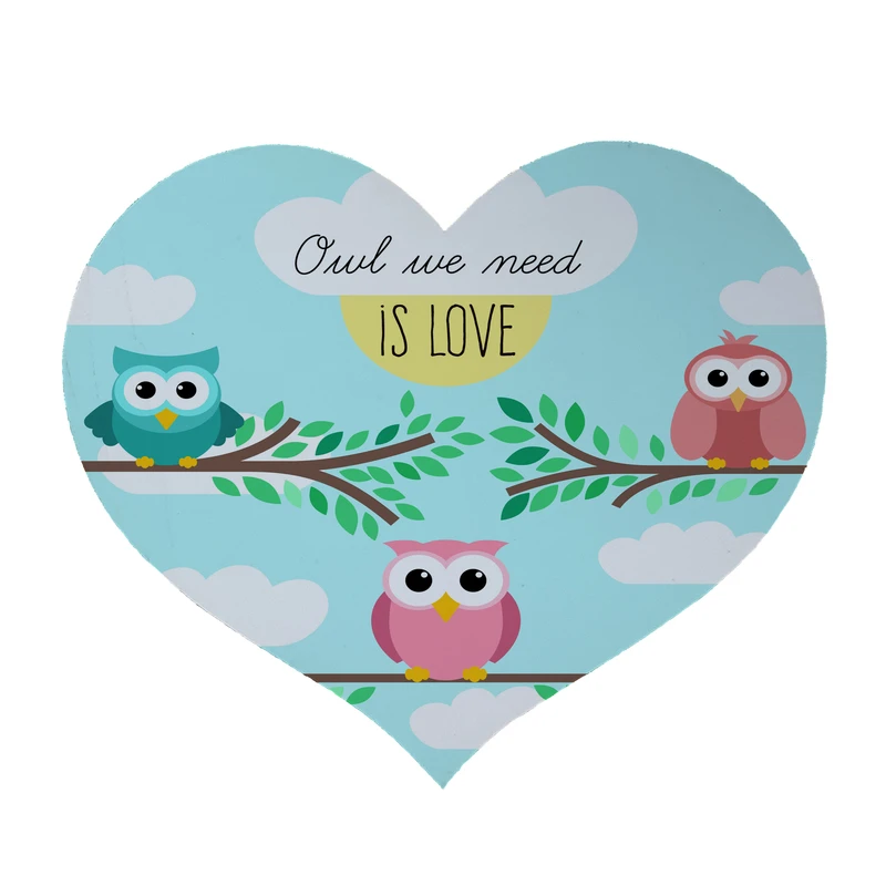  پادری طرح جغد کد 8403 سایز 90 × 90 سانتی‌متر