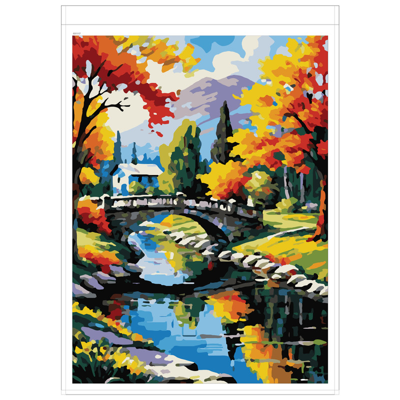 بسته رنگ آمیزی سالوت مدل آکرولیک کد 031117 مجموعه 18 عددی